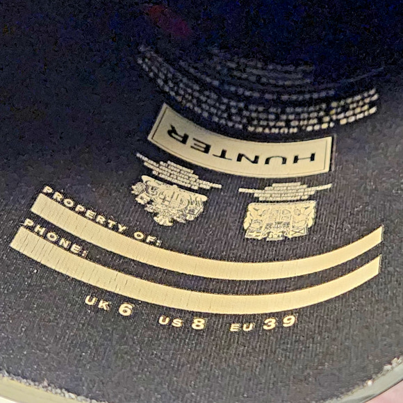 Hunter Original 17" Tall Green Rubber Rain Horse-Stable Work Boots Womens Size 8 - Picture 6 of 9